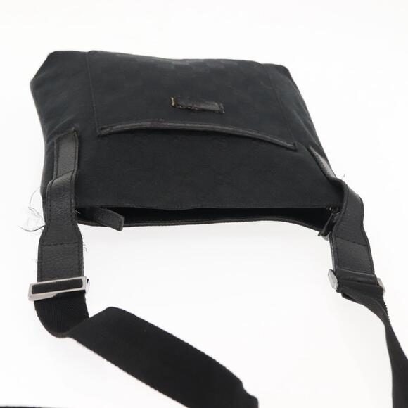 GUCCI GG Canvas Shoulder Bag Black Silver 122793 Auth 146012 - Picture 6 of 16